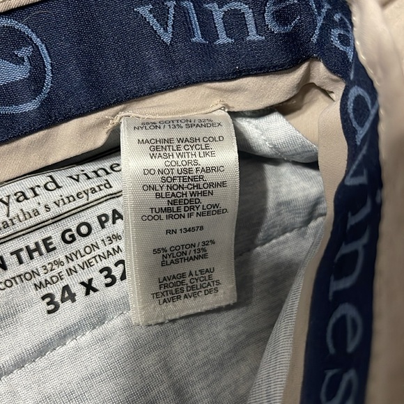 Vineyard Vines on the go pants 34x32 - Picture 5 of 9
